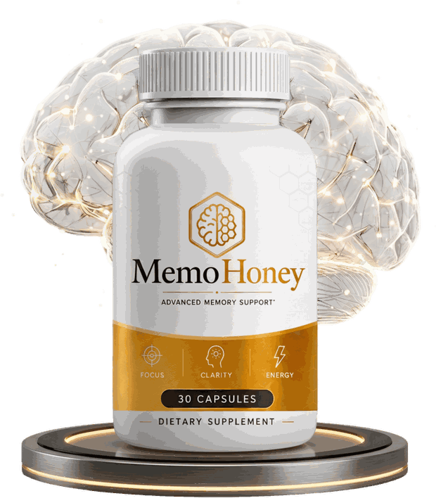 MemoHoney bottle, 30 vegetable capsules, advanced memory support